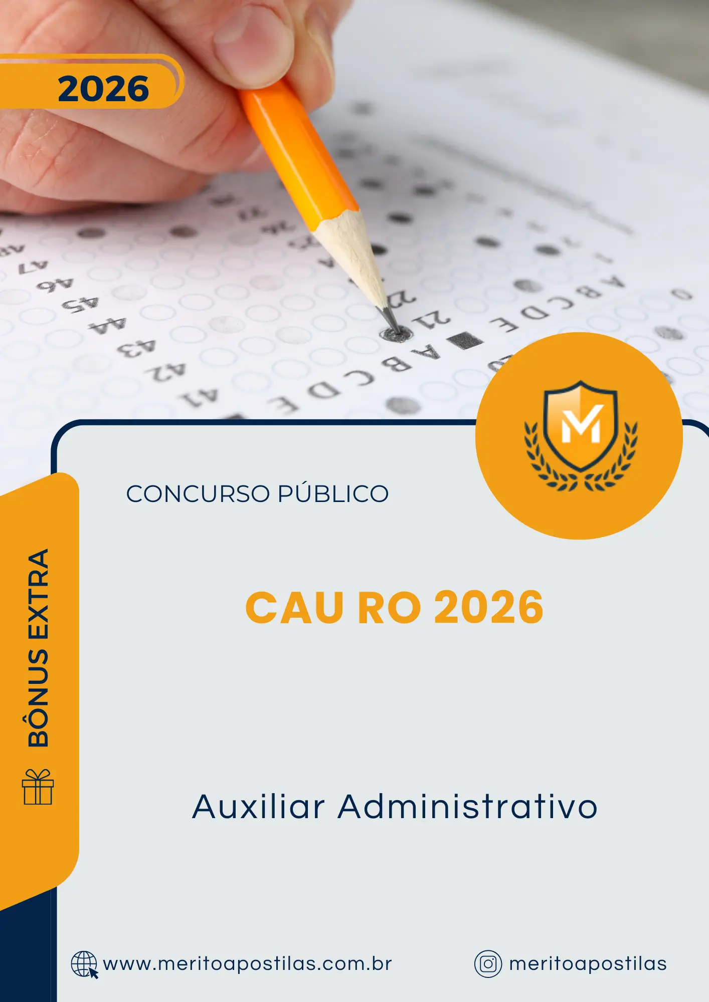 Apostila Auxiliar Administrativo Concurso Público CAU RO 2026