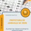 Apostila Auxiliar De Desenvolvimento Infantojuvenil Prefeitura de Joinville SC 2026