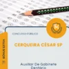 Apostila Auxiliar De Gabinete Dentário Prefeitura de Cerqueira César SP 2026