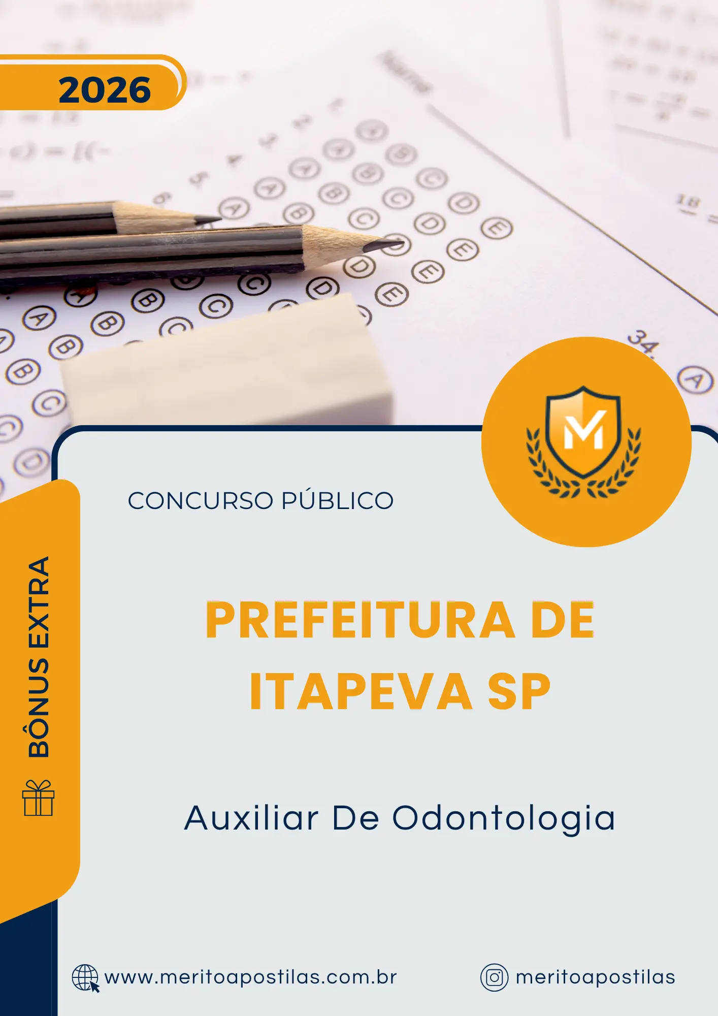 Apostila Auxiliar De Odontologia Prefeitura de Itapeva SP 2026