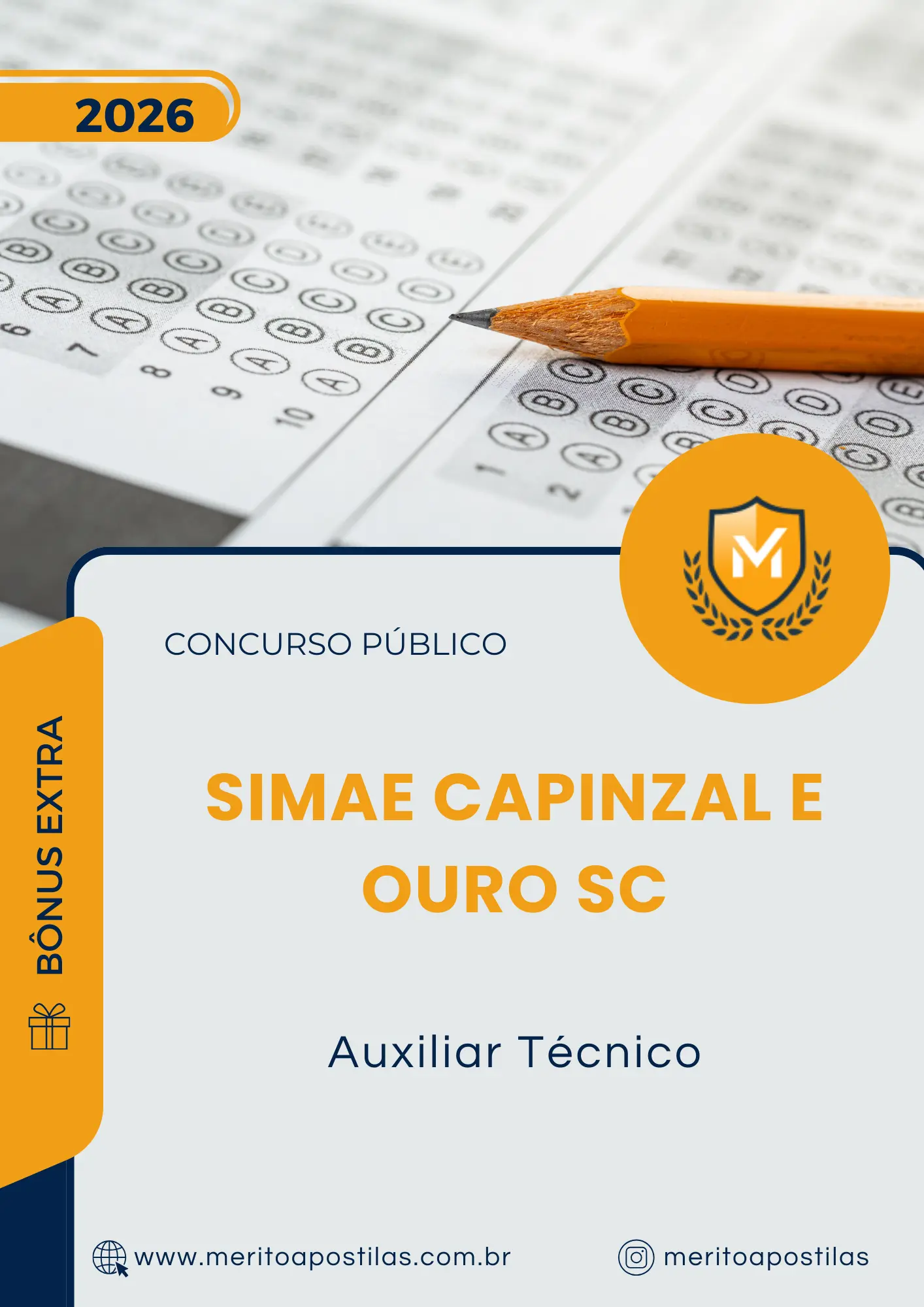 Apostila Auxiliar Técnico Concurso Público SIMAE Capinzal e Ouro SC 2026