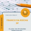 Apostila Auxiliar de Atividades Operacionais Administrativo Prefeitura de Franco da Rocha SP 2026