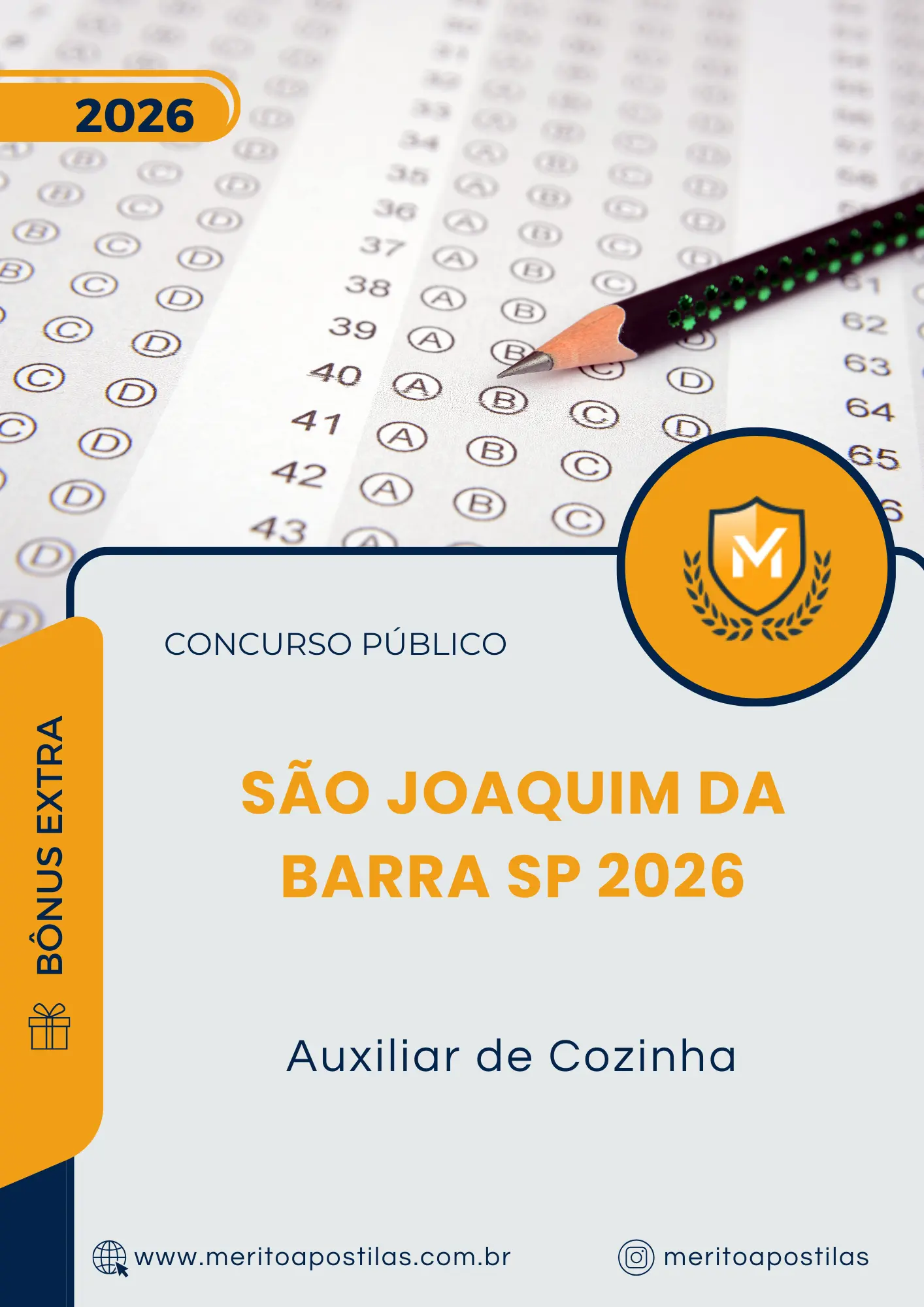 Apostila Auxiliar de Cozinha Prefeitura de São Joaquim da Barra SP 2026