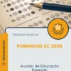 Apostila Auxiliar de Educação Especial Prefeitura de Pomerode SC 2026