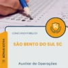 Apostila Auxiliar de Operações Prefeitura de São Bento do Sul SC 2026