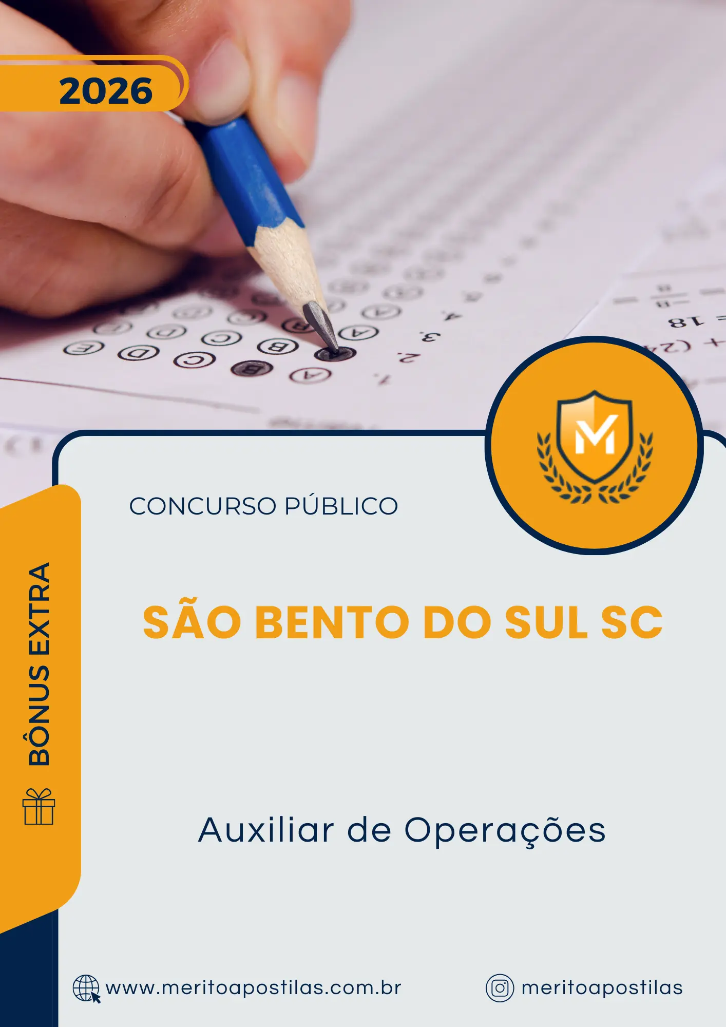 Apostila Auxiliar de Operações Prefeitura de São Bento do Sul SC 2026