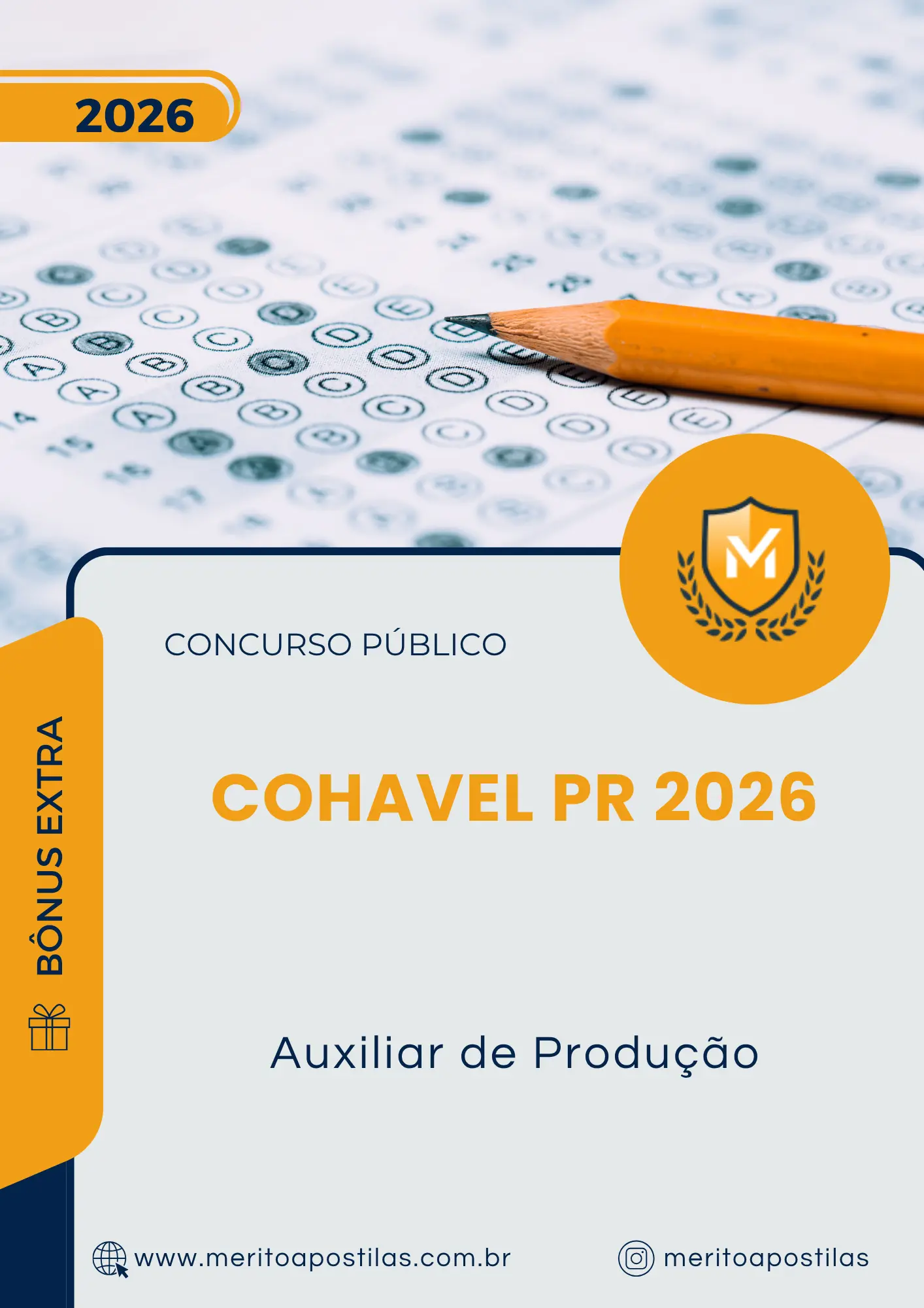 Apostila Auxiliar de Produção Concurso Público COHAVEL PR 2026