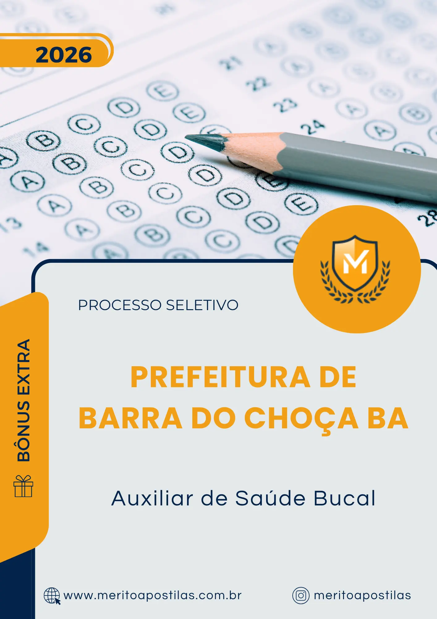Apostila Auxiliar de Saúde Bucal Prefeitura de Barra do Choça BA 2026