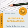 Apostila Auxiliar de Serviços Gerais Prefeitura de Bataguassu MS 2026