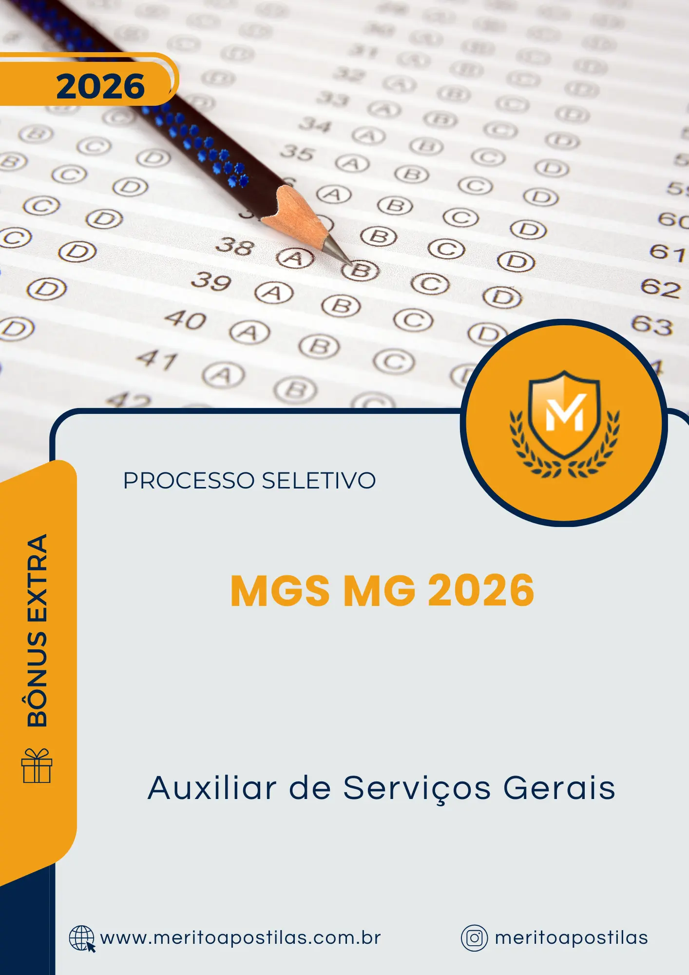 Apostila Auxiliar de Serviços Gerais Processo Seletivo MGS MG 2026