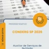 Apostila Auxiliar de Serviços de Nutrição Processo Seletivo CONDERG SP 2026