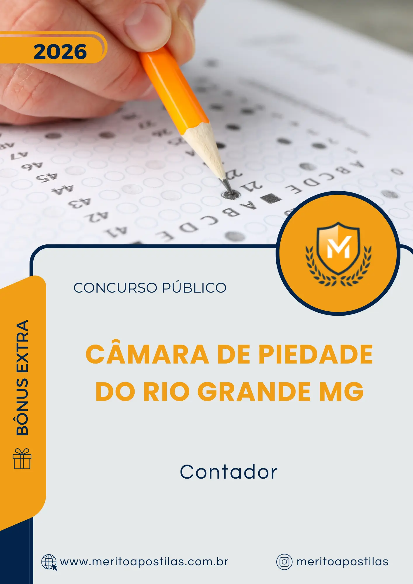 Apostila Contador Câmara de Piedade do Rio Grande MG 2026