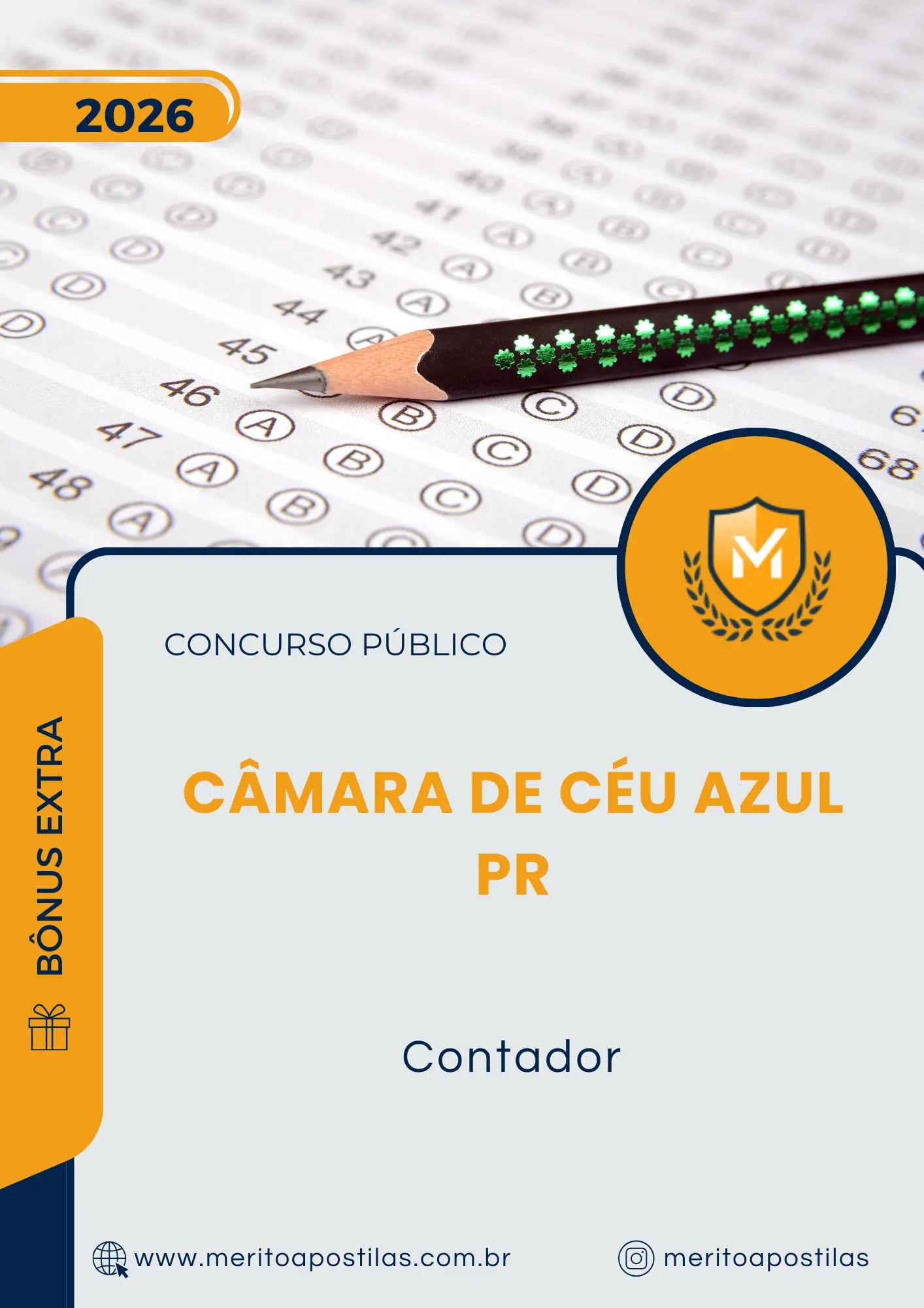 Apostila Contador Câmara de Céu Azul PR 2026