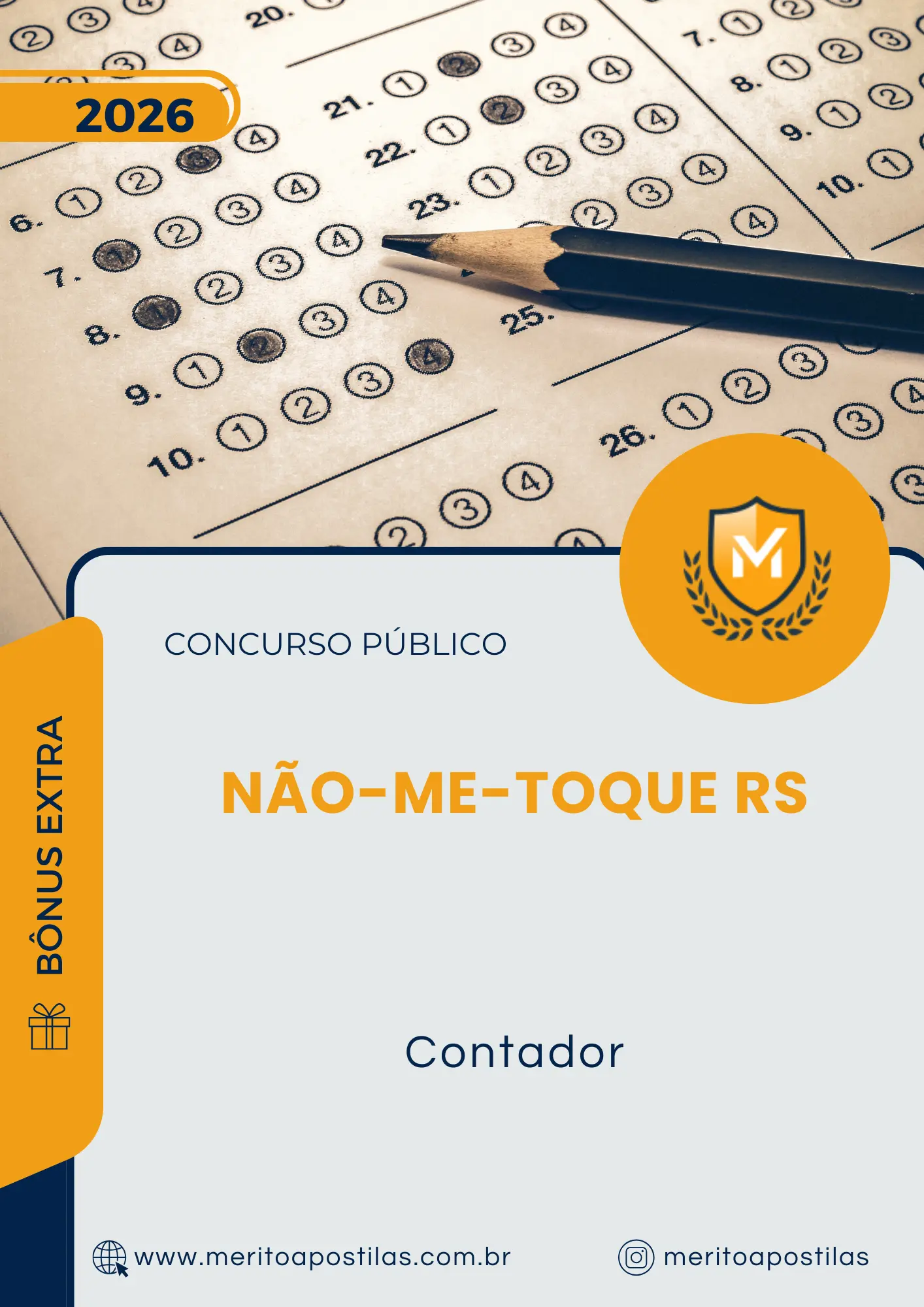 Apostila Contador Prefeitura de Não-Me-Toque RS 2026