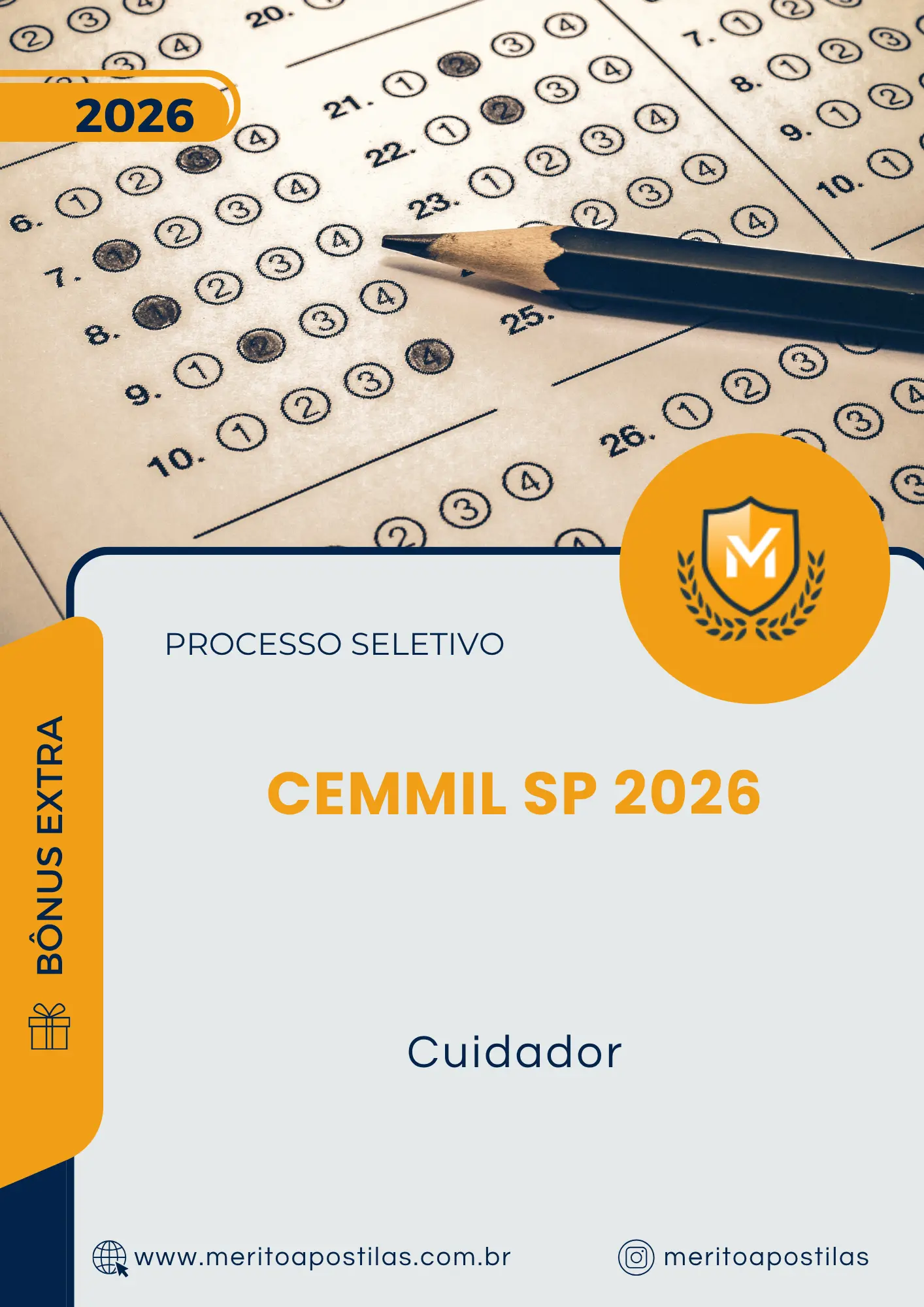 Apostila Cuidador Processo Seletivo Consórcio CEMMIL SP 2026
