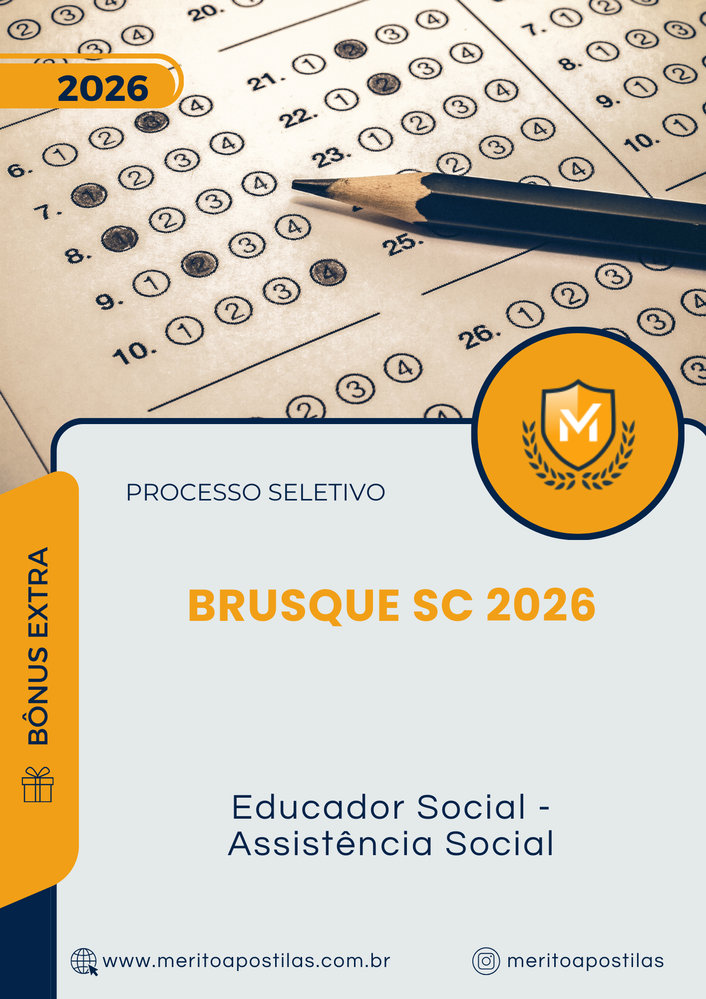 Apostila Educador Social Assistência Social Prefeitura de Brusque SC 2026
