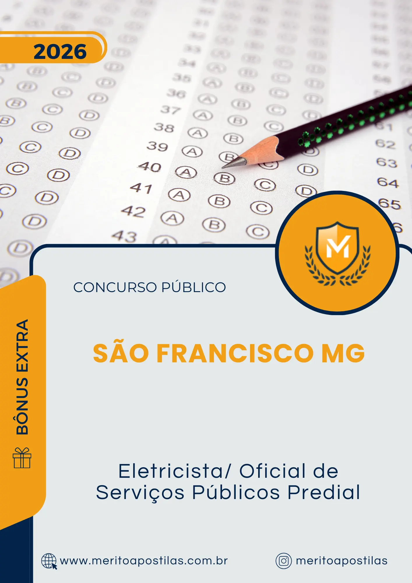 Apostila Eletricista Oficial de Serviços Públicos Predial Prefeitura de São Francisco MG 2026