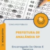 Apostila Encarregado De Obras E Serviços Prefeitura de Analândia SP 2026