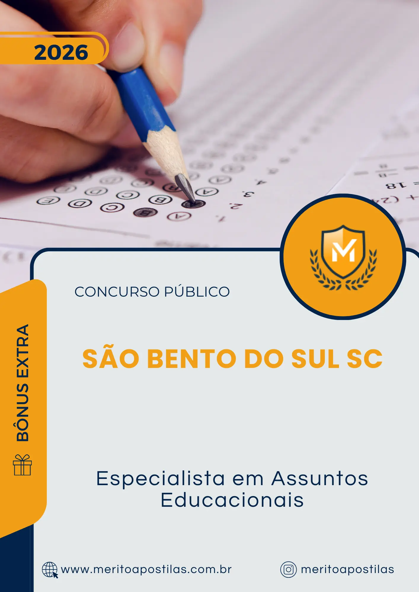 Apostila Especialista em Assuntos Educacionais Prefeitura de São Bento do Sul SC 2026