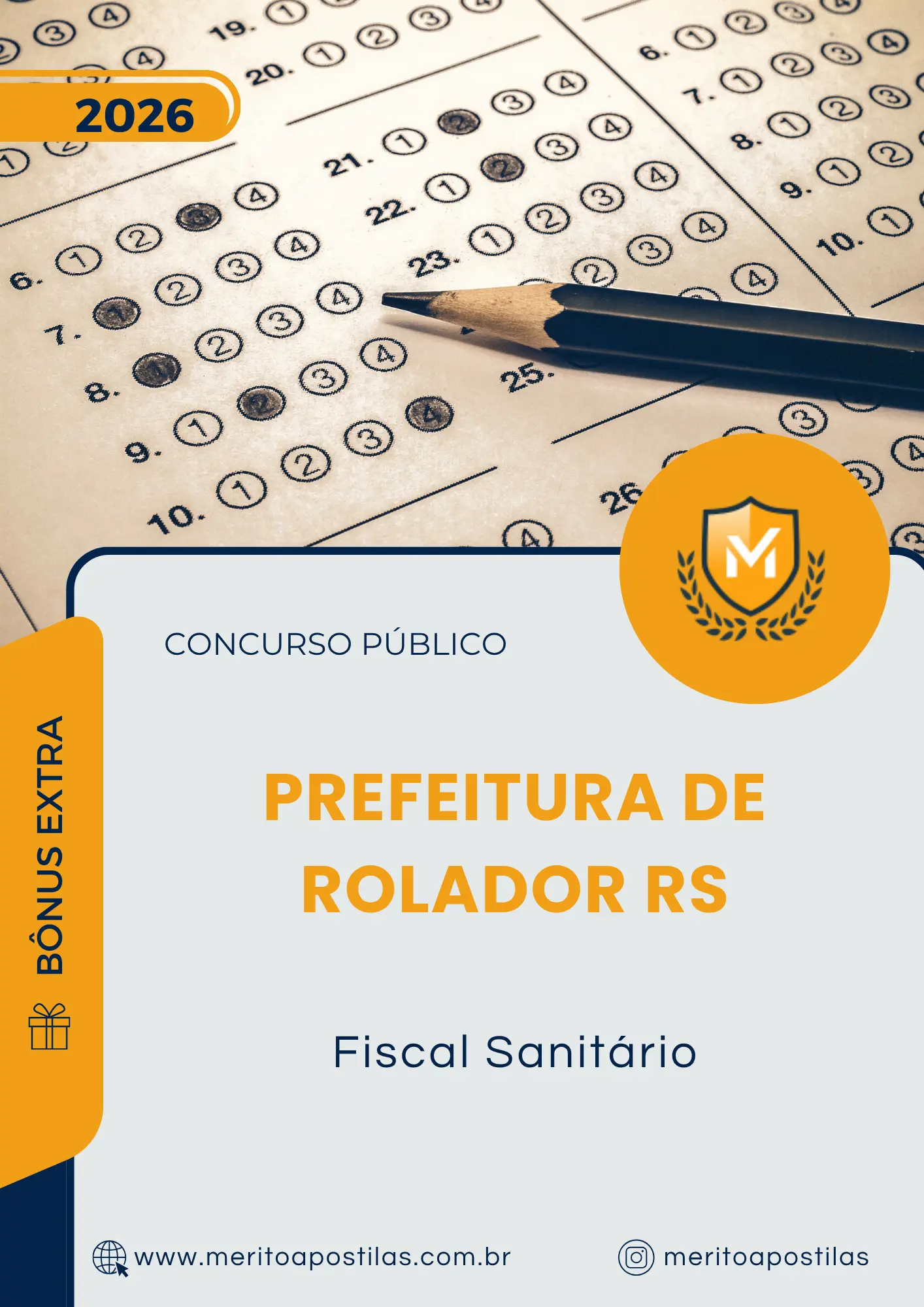 Apostila Fiscal Sanitário Prefeitura de Rolador RS 2026
