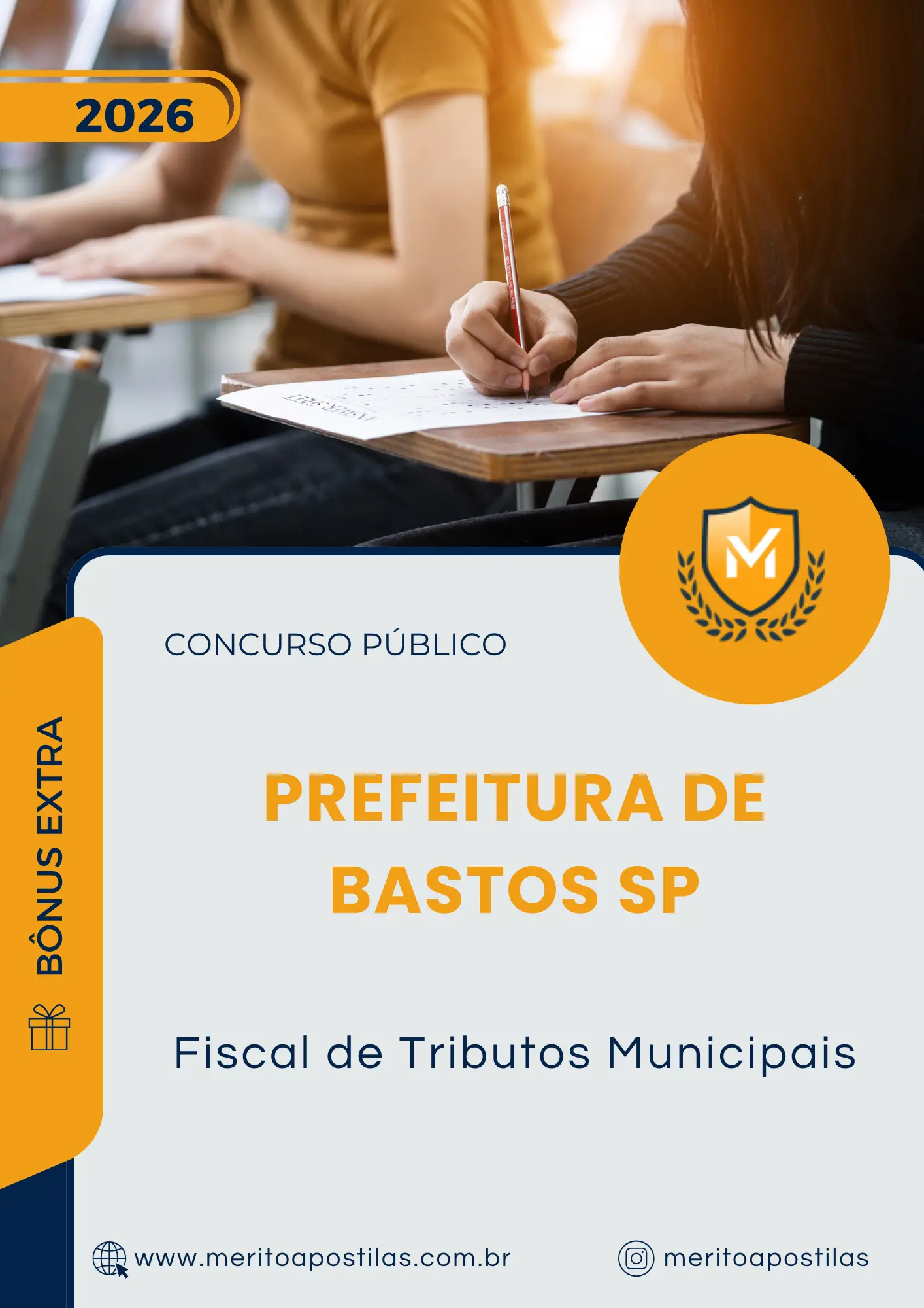 Apostila Fiscal de Tributos Municipais Prefeitura de Bastos SP 2026