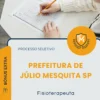 Apostila Fisioterapeuta Prefeitura de Júlio Mesquita SP 2026