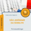 Apostila Fonoaudiólogo Prefeitura de São Jerônimo da Serra PR 2026
