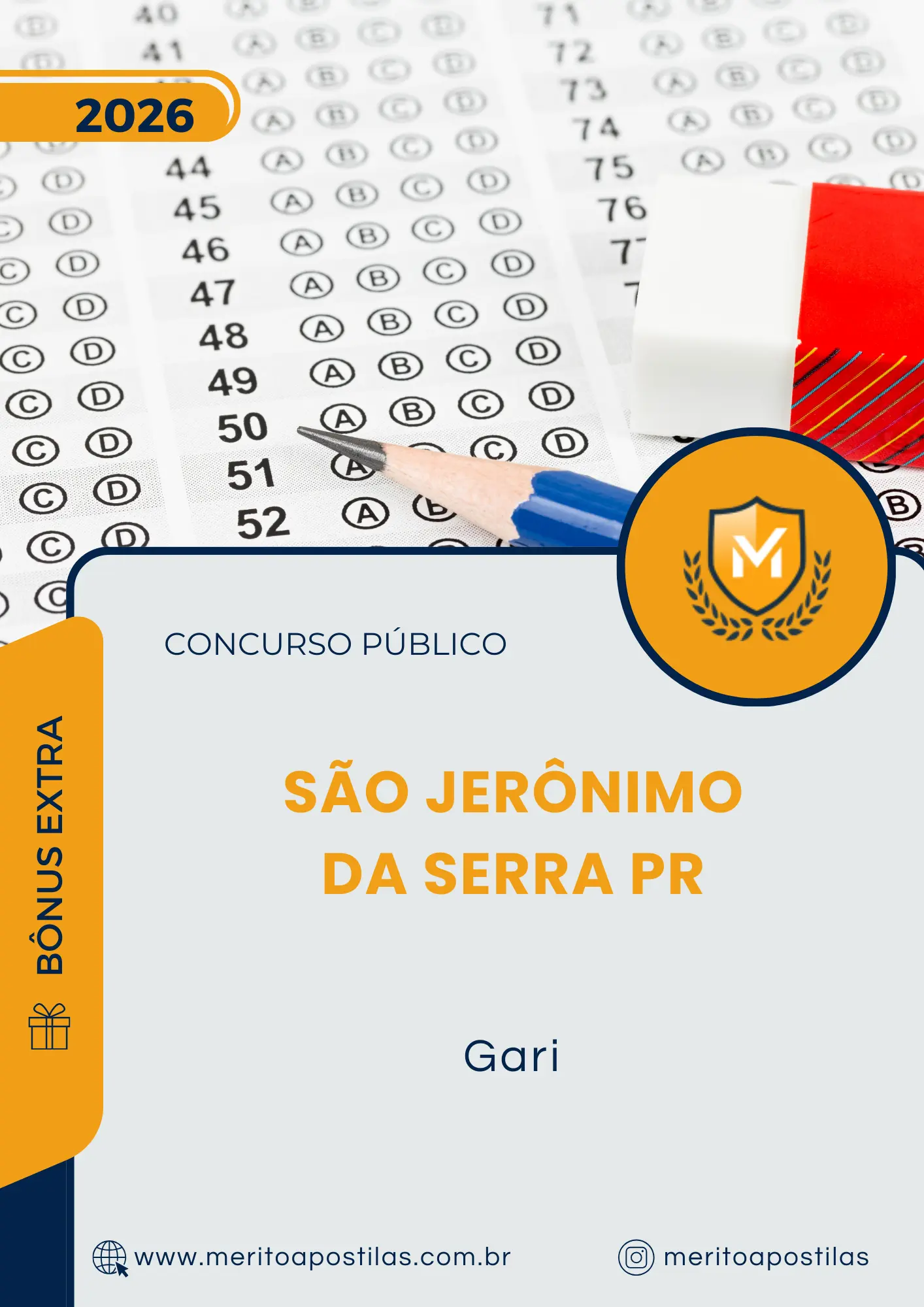 Apostila Gari Prefeitura de São Jerônimo da Serra PR 2026