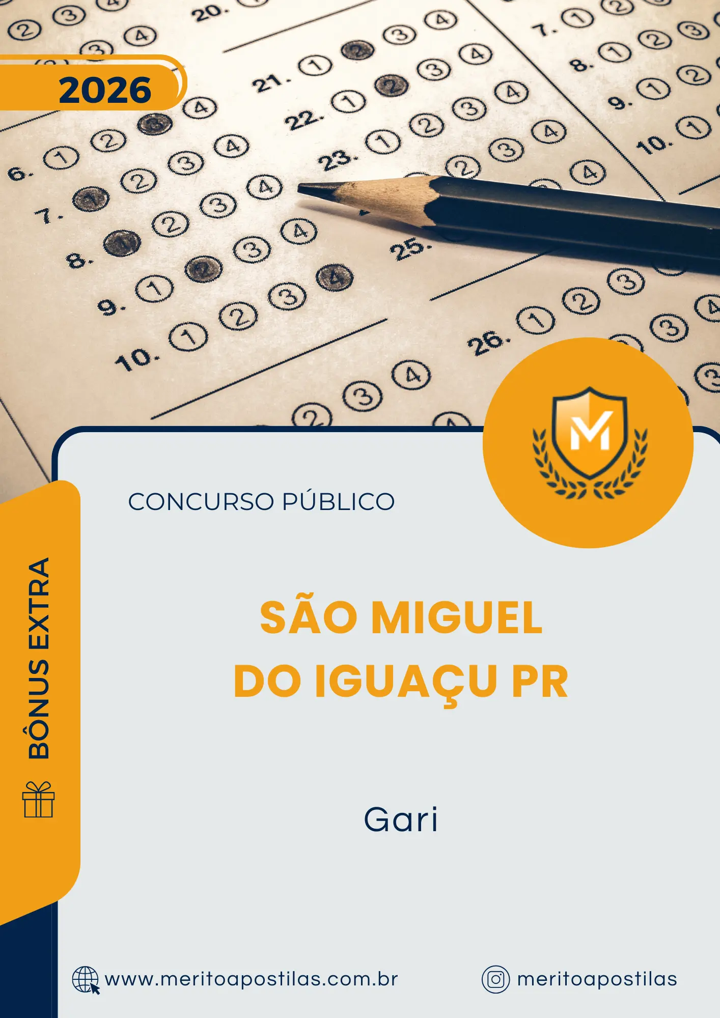Apostila Gari Prefeitura de São Miguel do Iguaçu PR 2026