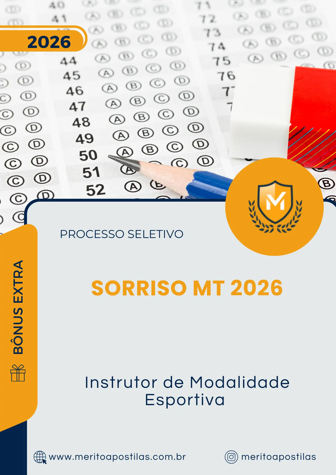 Apostila Instrutor de Modalidade Esportiva Prefeitura de Sorriso MT 2026