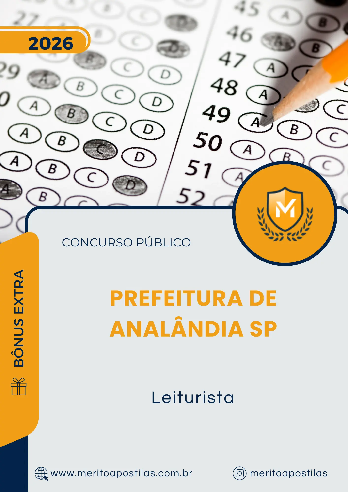 Apostila Leiturista Prefeitura de Analândia SP 2026