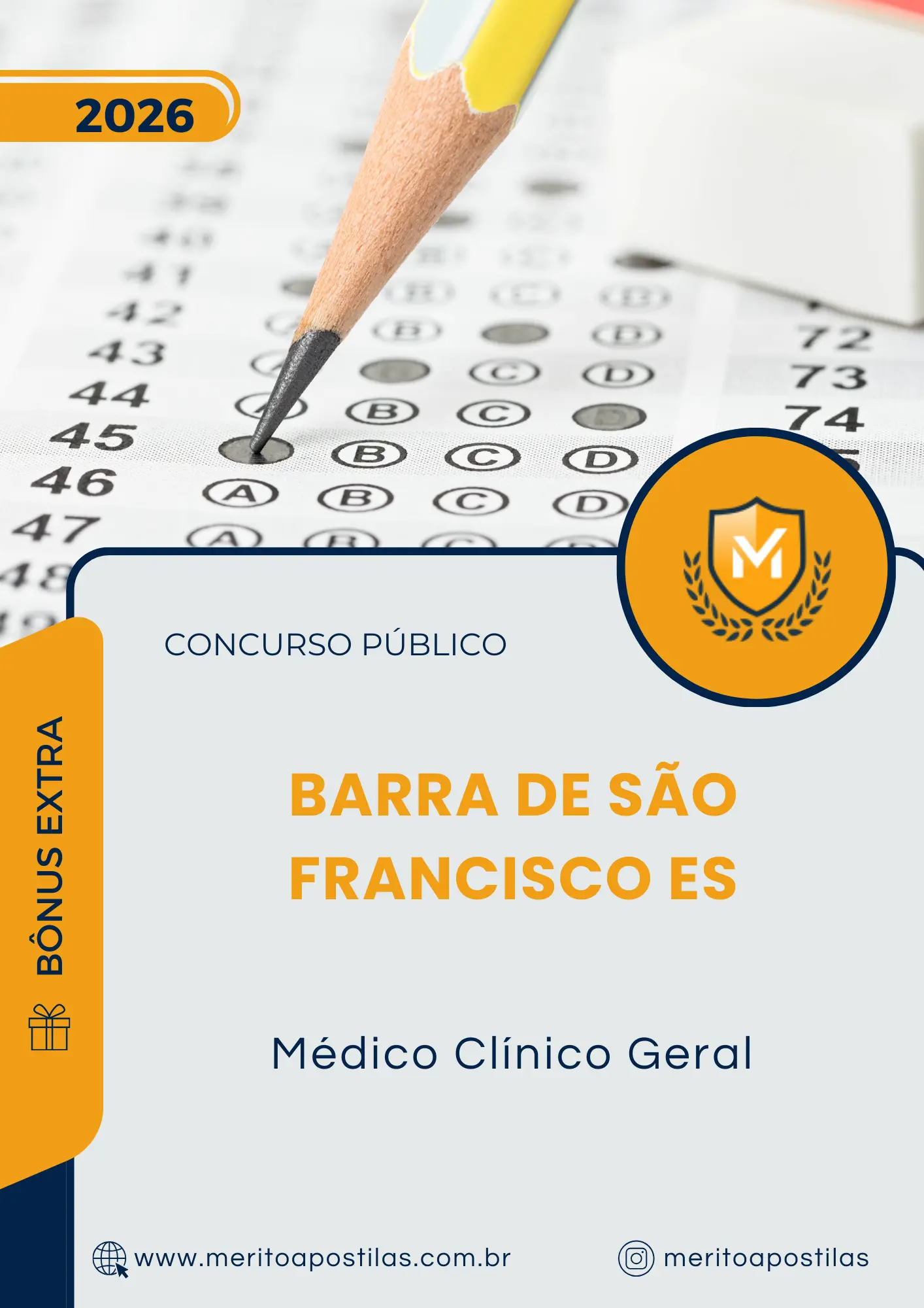 Apostila Médico Clínico Geral Prefeitura de Barra de São Francisco ES 2026