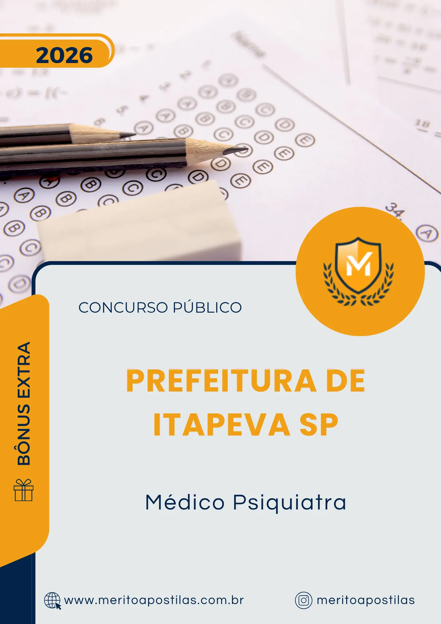 Apostila Médico Psiquiatra Prefeitura de Itapeva SP 2026