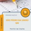 Apostila Monitor de Creche Prefeitura de São Pedro da União MG 2026