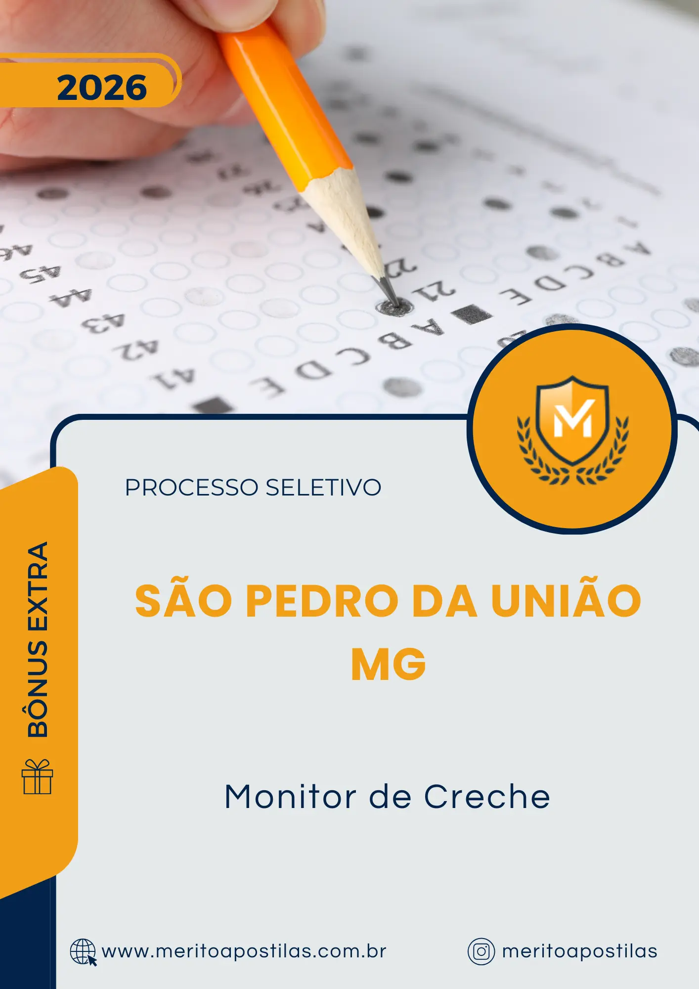 Apostila Monitor de Creche Prefeitura de São Pedro da União MG 2026