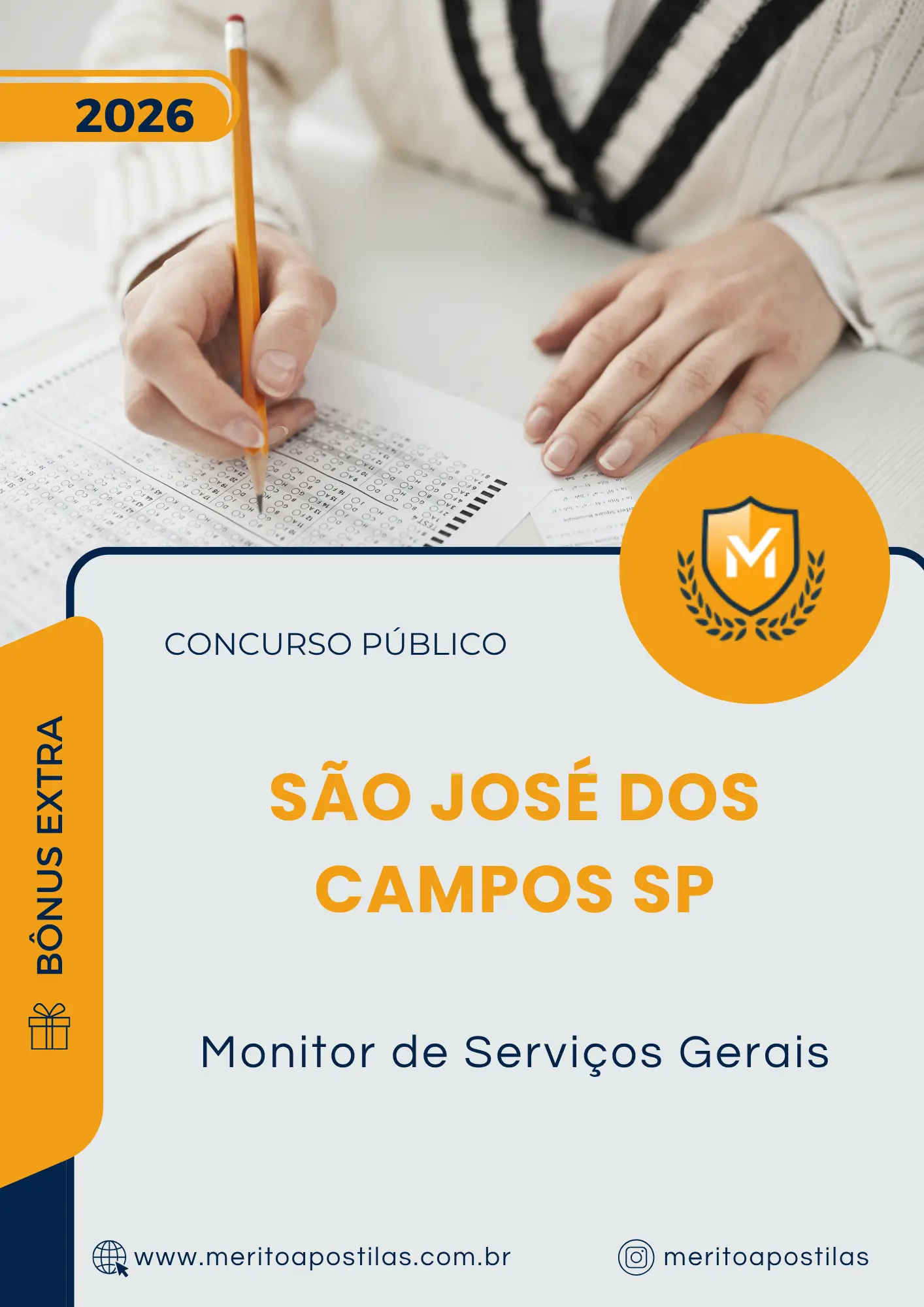Apostila Monitor de Serviços Gerais Concurso Público URBAM de São José dos Campos SP 2026