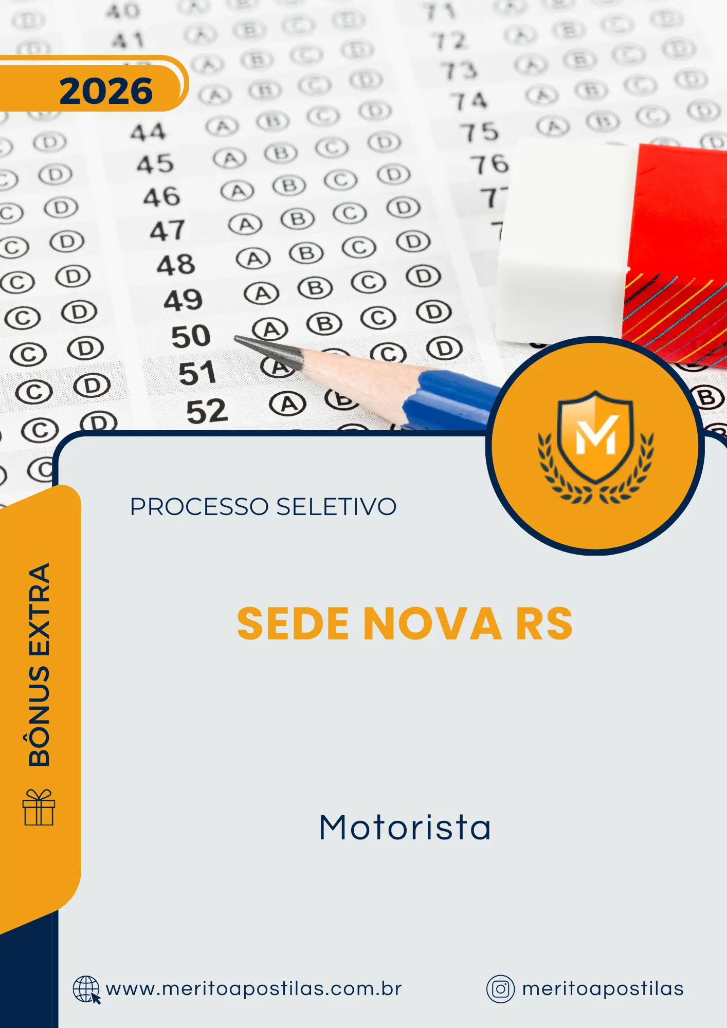 Apostila Motorista Prefeitura de Sede Nova RS 2026
