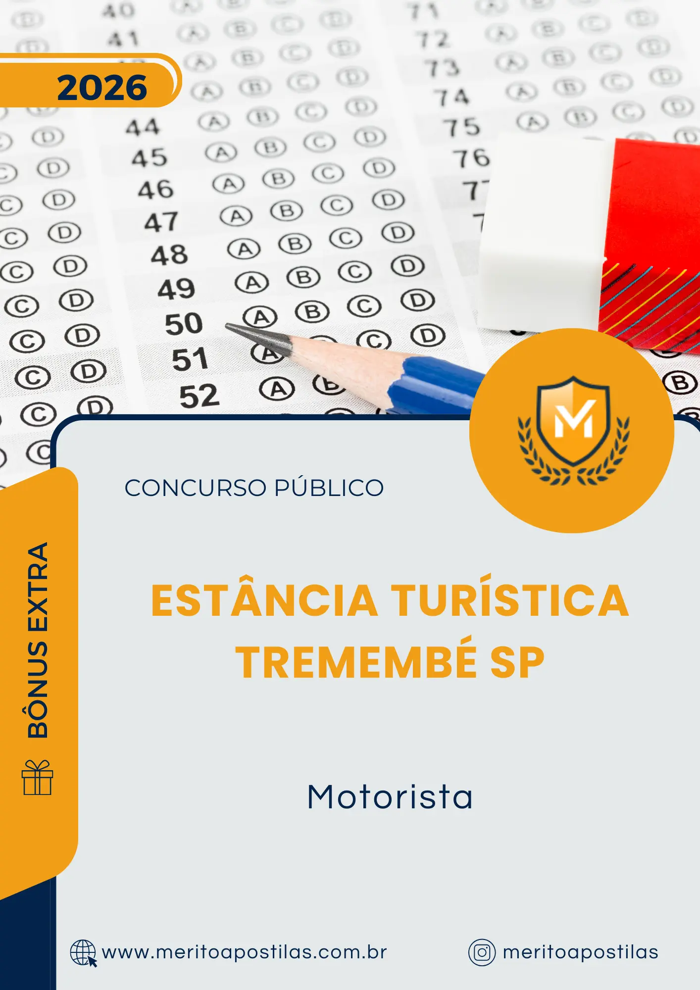 Apostila Motorista Prefeitura de Estância Turística de Tremembé SP 2026