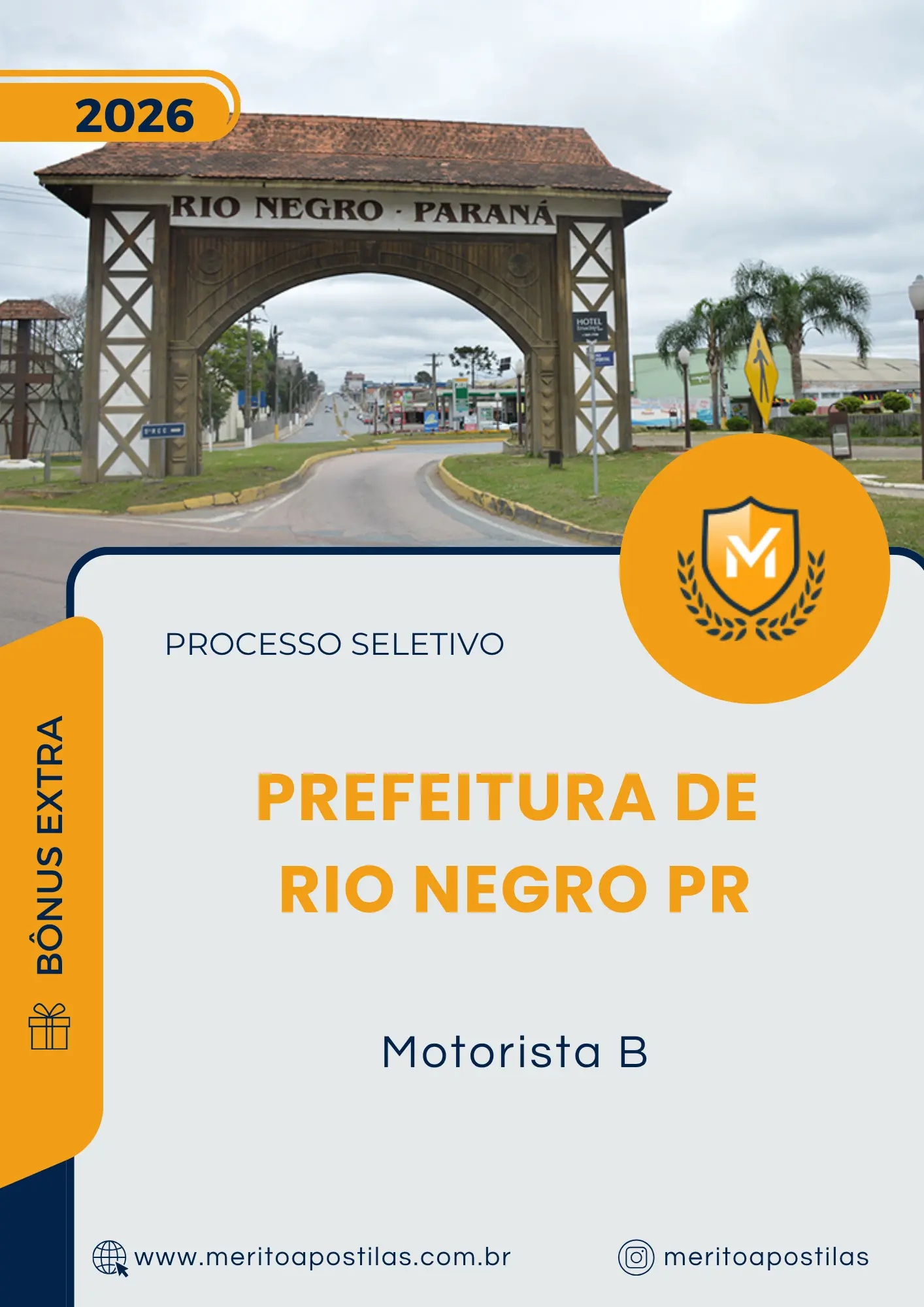 Apostila Motorista B Prefeitura de Rio Negro PR 2026