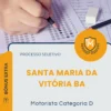 Apostila Motorista Categoria D Prefeitura de Santa Maria da Vitória BA 2026