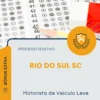 Apostila Motorista de Veículo Leve Prefeitura de Rio do Sul SC 2026