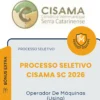 Apostila Operador De Máquinas Usina Processo Seletivo CISAMA SC 2026
