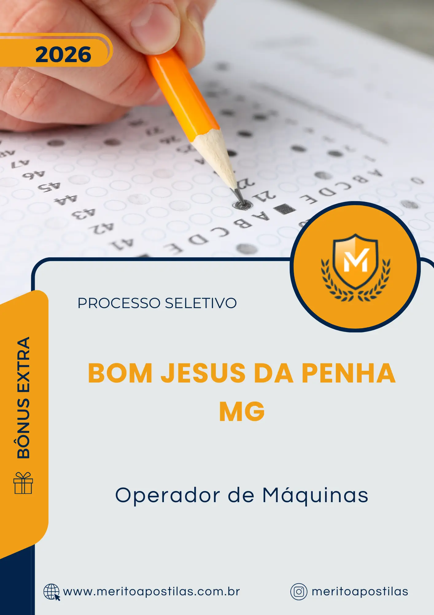 Apostila Operador de Máquinas Prefeitura de Bom Jesus da Penha MG 2026