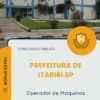 Apostila Operador de Máquinas Prefeitura de Itariri SP 2026