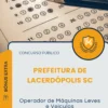 Apostila Operador de Máquinas Leves e Veículos Prefeitura de Lacerdópolis SC 2026