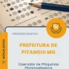 Apostila Operador de Máquinas Motoniveladora Prefeitura de Pitangui MG 2026