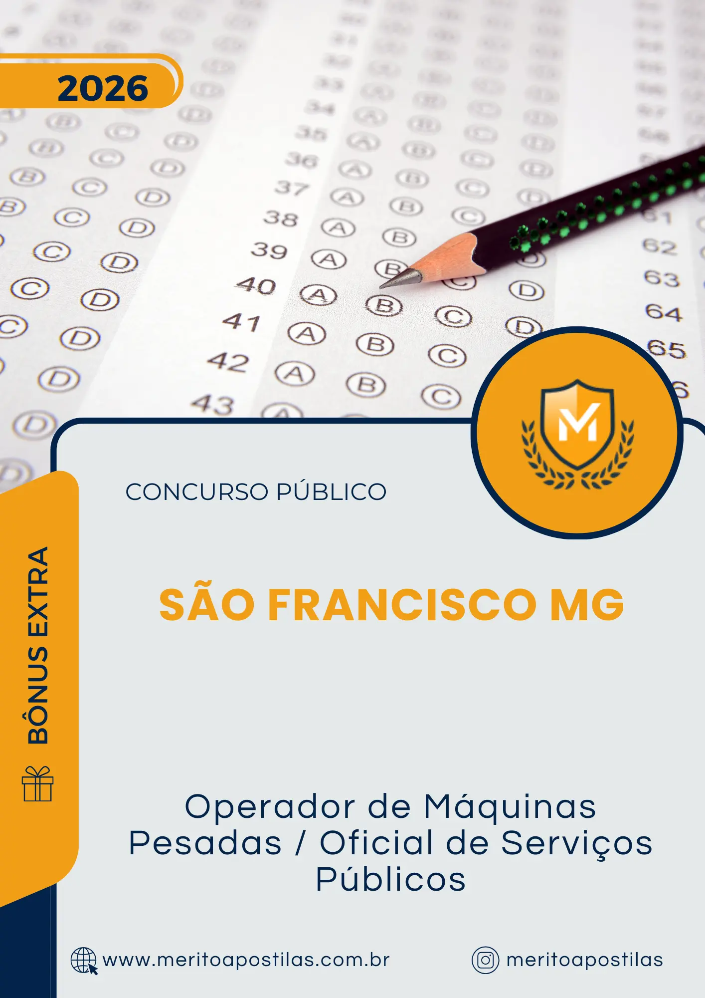 Apostila Operador de Máquinas Pesadas Oficial de Serviços Públicos Prefeitura de São Francisco MG 2026