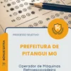 Apostila Operador de Máquinas Retroescavadeira Prefeitura de Pitangui MG 2026