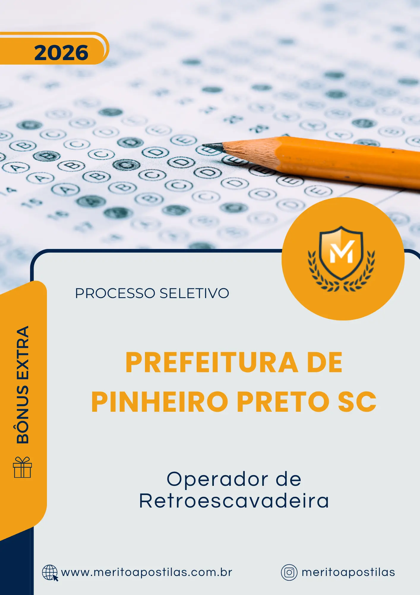 Apostila Operador de Retroescavadeira Prefeitura de Pinheiro Preto SC 2026