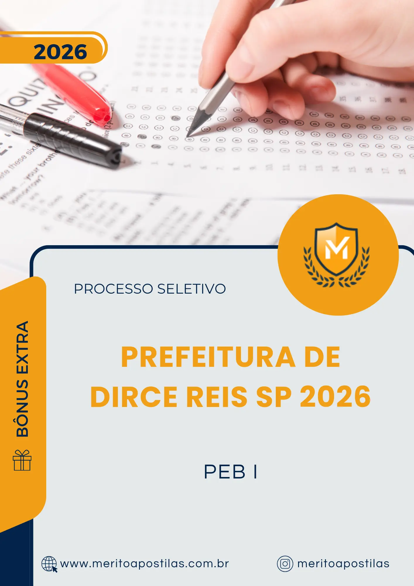 Apostila PEB I Prefeitura de Dirce Reis SP 2026